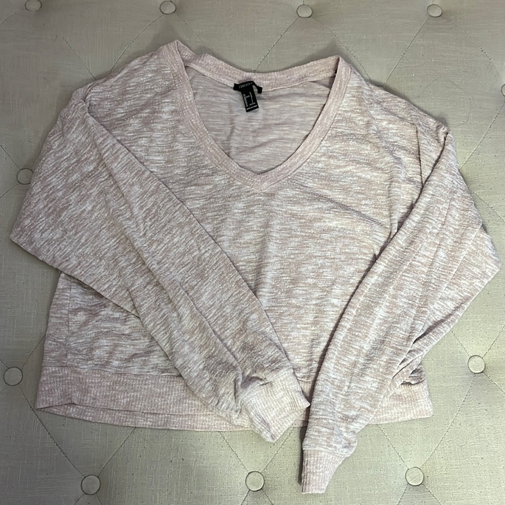 ❤️ Forever 21 Oversized Flowy Long Sleeve Top